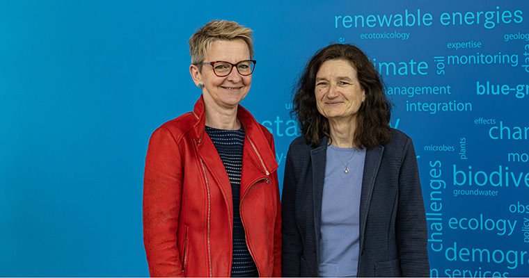 From left to right: Dr. Sabine Matthiä and Dr. Sabine König ©K.-D. Sonntag