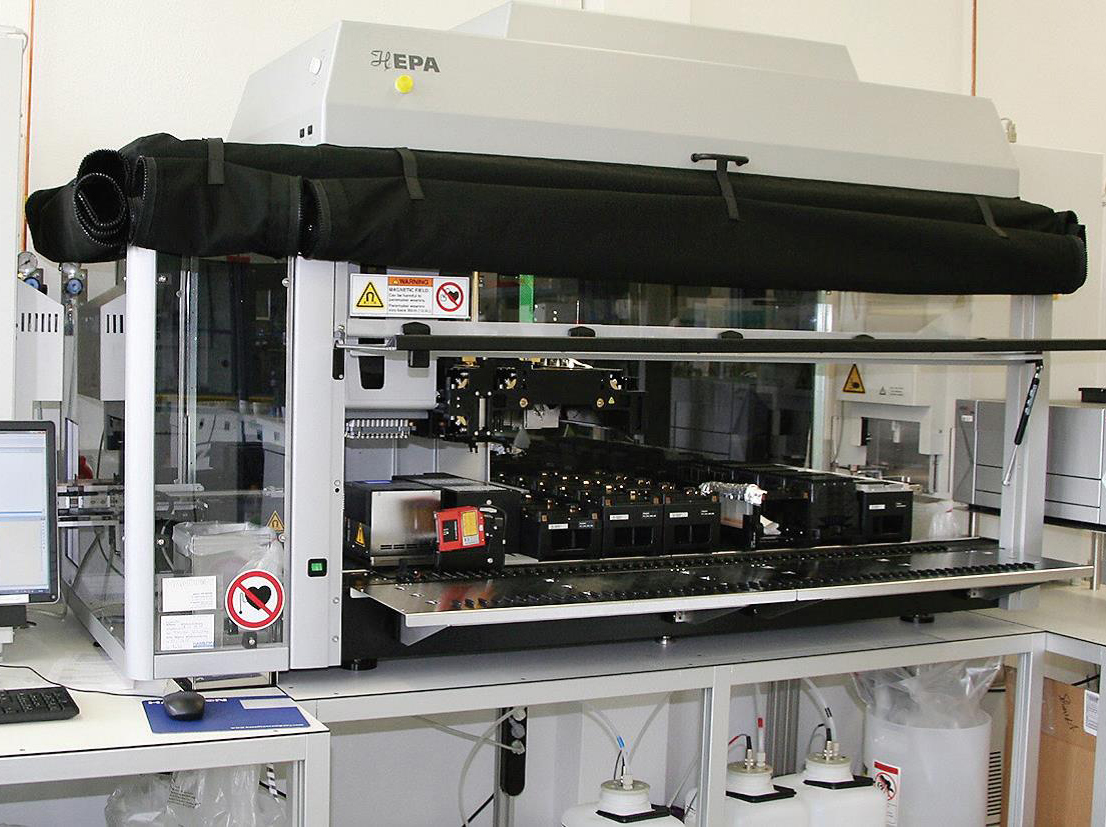 Roboterplattformen f&uuml;r zellbasierte Bioassays / Foto: UFZ