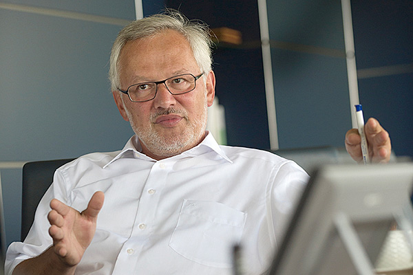 Prof. Dr. Georg Teutsch, Wissenschaftlicher Gesch&auml;ftsf&uuml;hrer UFZ. Foto: Andr&eacute; K&uuml;nzelmann/UFZ