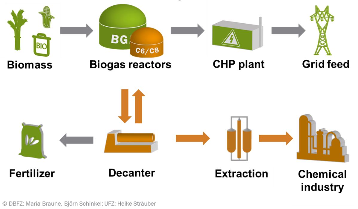 Grafik zum Capraferm&reg; Verfahren