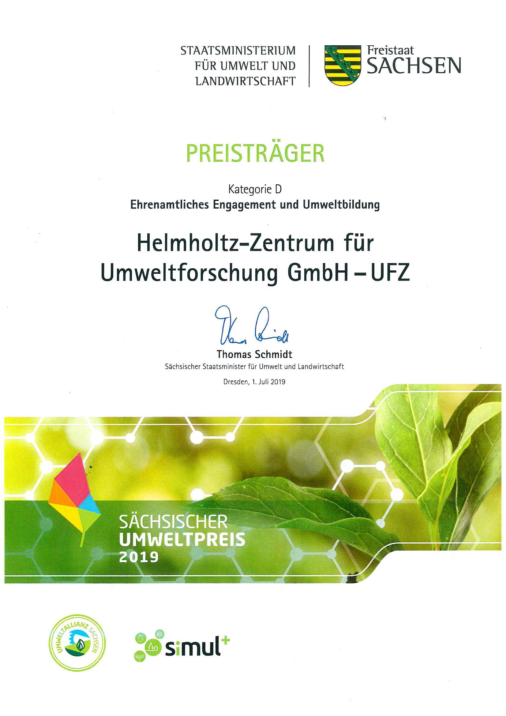 S&auml;chs. Umweltpreis