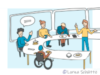 Postdoc Coffe Talk (&copy; Lorna Sch&uuml;tte)