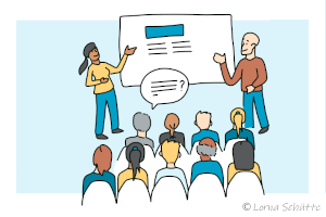 Veranstaltungen, Publikum (&copy; Lorna Sch&uuml;tte)