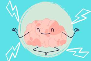 Brain relaxed, Lightning arround; &copy;freepik