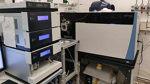 nLC-MS/MS (protein mass spectrometer, Thermo Orbitrap Fusion) . Photo: UFZ