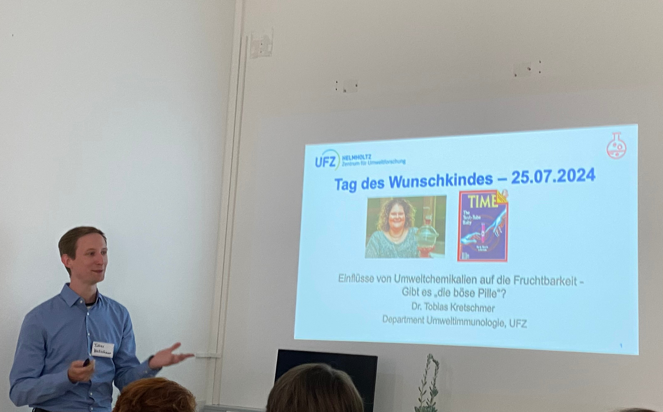 Tobias Kretschmer at the event "Tag des Wunschkindes"