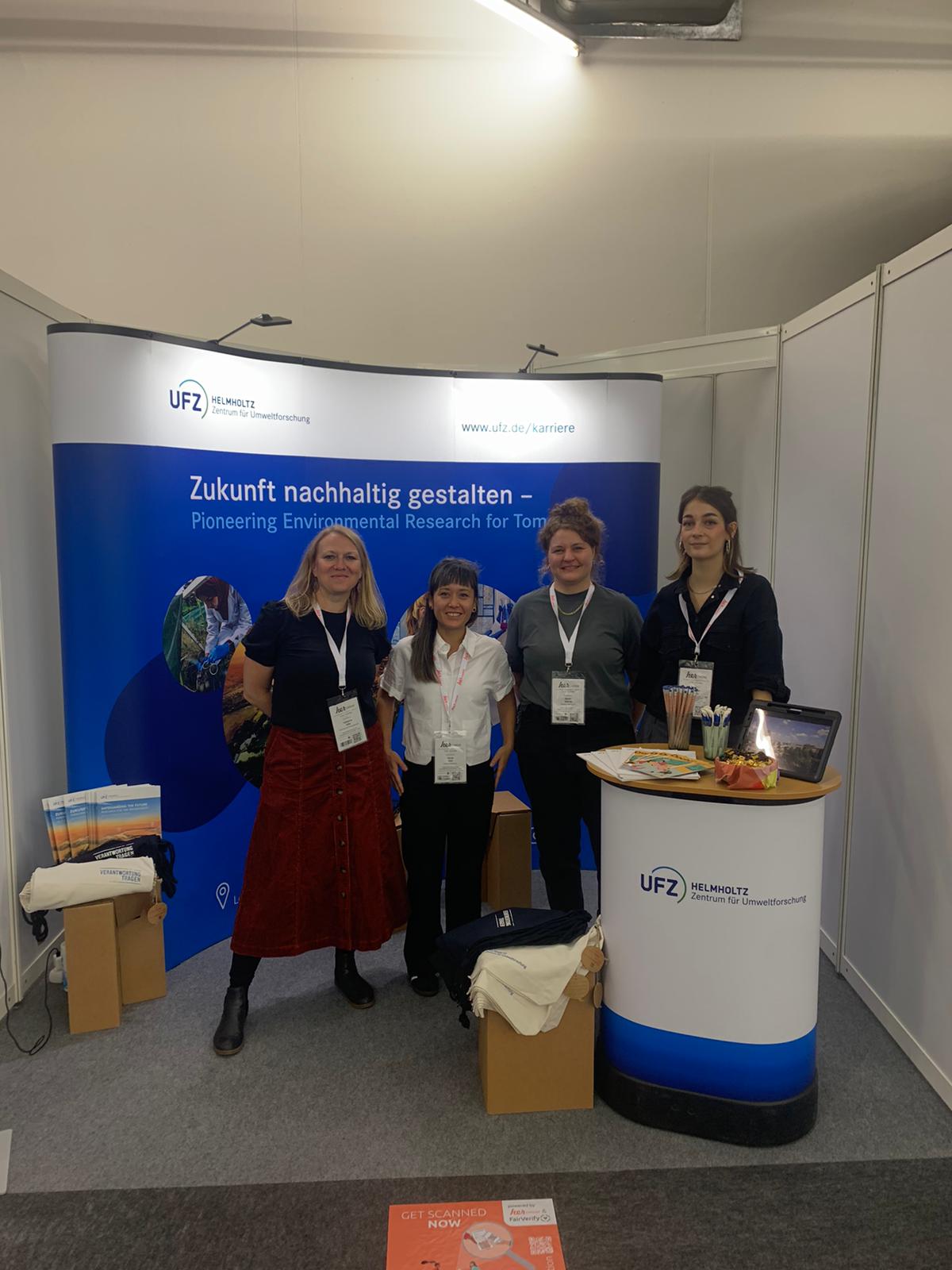 Das Way To UFZ Projektteam auf der HerCareer 2024