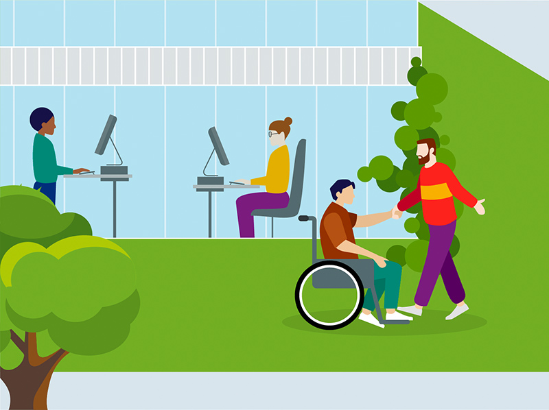 Ausschnitt Illustration Finanzielle Benefits