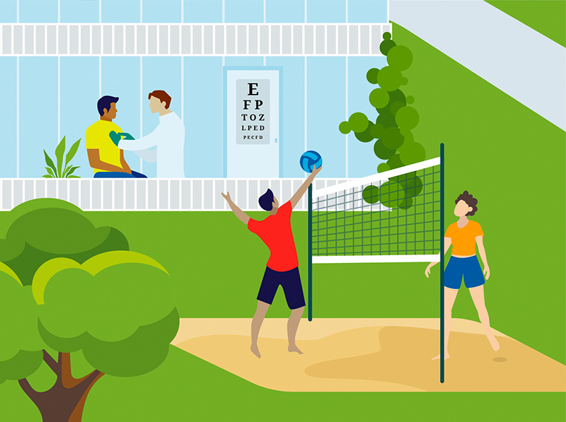 Section Illustration Health