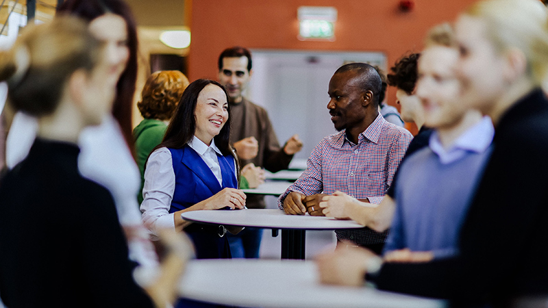 Bild Mitarbeitende am UFZ (Foto: Anne Schwerin)