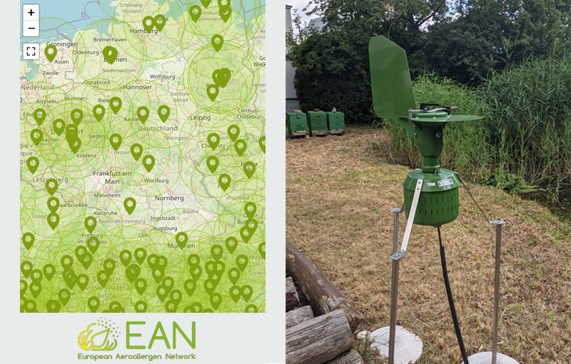 UFZ/iDiv pollen trap in Leipzig &copy; EAN, Konstantin Albrecht