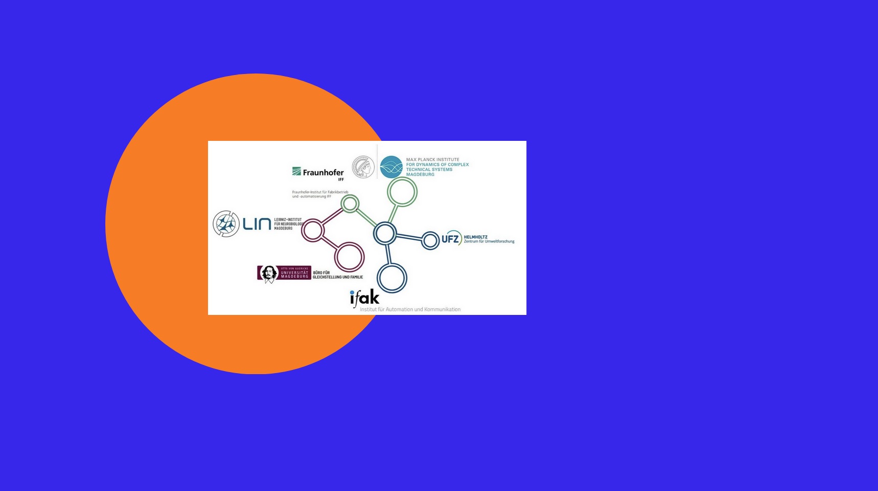 Logos of all the involved research centres in a network