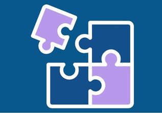 A puzzle piece is put in