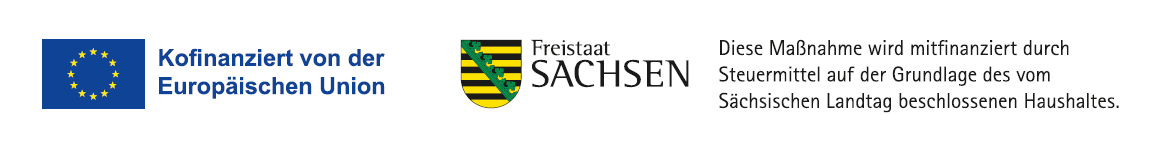 Diese Ma&szlig;nahme wird mitfinanziert durch Steuermittel auf der Grundlage des vom s&auml;chsischen Landtag beschlossenen Haushaltes