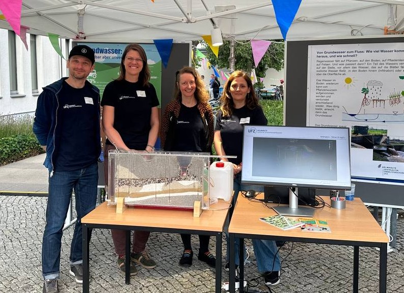 Team Hydrogeology behind their groundwater model