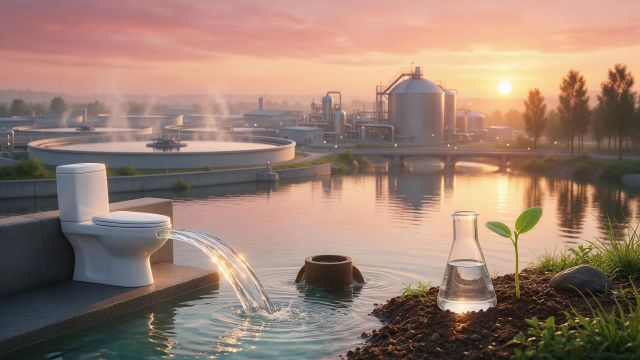 Wastewater to value. Created by AI Perplexity
